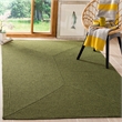 Safavieh Braided 9' X 12' Oval Hand Woven Polypropylene Rug in Green
