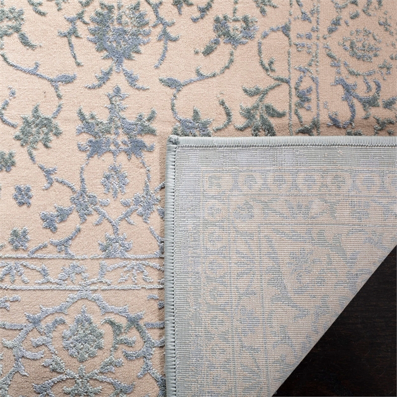 Safavieh Brilliance 4' X 6' Power Loomed Rug in Cream and Sage
