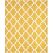 Safavieh Cambridge 8' X 10' Hand Tufted Wool Rug in Gold and Ivory