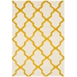 Safavieh Cambridge 4' X 6' Hand Tufted Wool Rug in Ivory and Gold