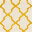 Safavieh Cambridge 4' X 6' Hand Tufted Wool Rug in Ivory and Gold