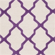 Safavieh Cambridge 4' X 6' Hand Tufted Wool Rug in Ivory and Purple