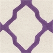 Safavieh Cambridge 5' X 8' Hand Tufted Wool Rug in Ivory and Purple