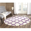 Safavieh Cambridge 6' Round Hand Tufted Wool Rug