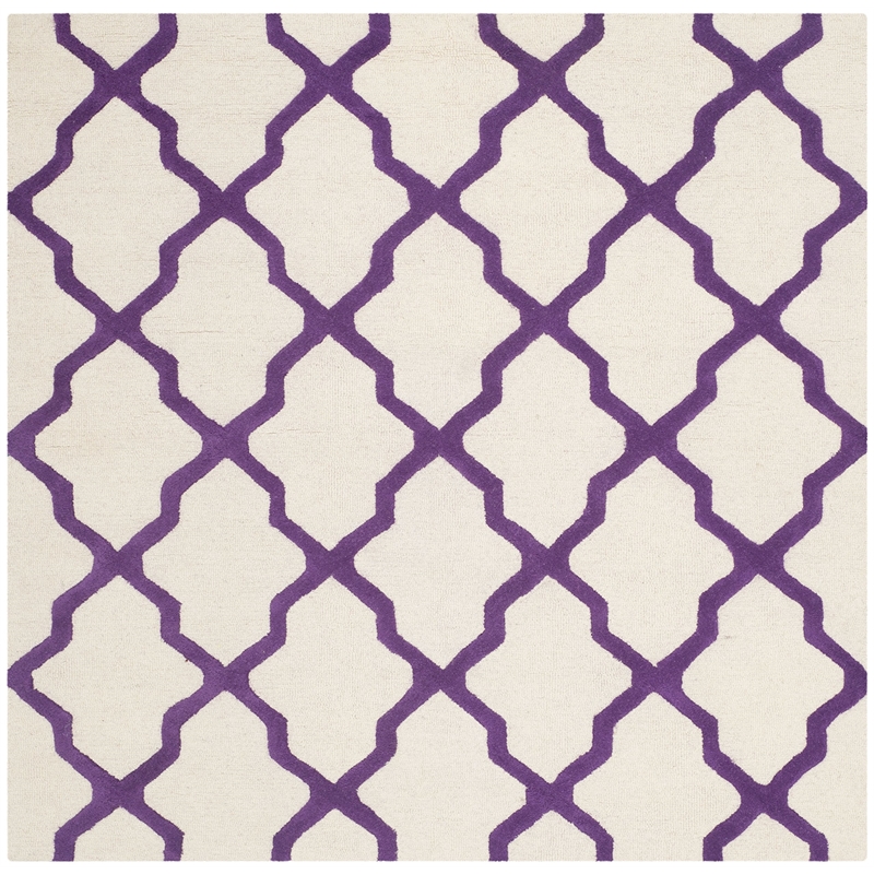 Safavieh Cambridge 6' Square Hand Tufted Wool Rug