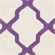 Safavieh Cambridge 8' X 10' Hand Tufted Wool Rug in Ivory and Purple