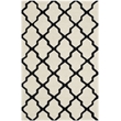 Safavieh Cambridge 6' X 9' Hand Tufted Wool Rug in Ivory and Black