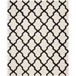 Safavieh Cambridge 9' X 12' Hand Tufted Wool Rug in Ivory and Black
