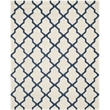 Safavieh Cambridge 8' X 10' Hand Tufted Wool Rug in Ivory and Navy