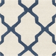 Safavieh Cambridge 8' X 10' Hand Tufted Wool Rug in Ivory and Navy