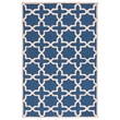 Safavieh Cambridge 5' X 8' Wool Hand Tufted Rug in Navy / Ivory