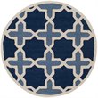Safavieh Cambridge 4' Round Hand Tufted Wool Rug