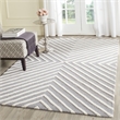 Safavieh Cambridge 5' X 7' Hand Tufted Wool Rug in Silver and Ivory