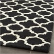 Safavieh Cambridge 8' X 10' Hand Tufted Wool Rug in Black and Ivory