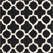 Safavieh Cambridge 9' X 12' Hand Tufted Wool Rug in Black and Ivory