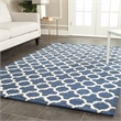 Safavieh Cambridge 8' X 10' Hand Tufted Wool Rug in Navy and Ivory