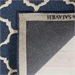 Safavieh Cambridge 8' X 10' Hand Tufted Wool Rug in Navy and Ivory