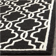 Safavieh Cambridge 4' X 6' Hand Tufted Wool Rug in Black and Ivory