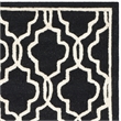 Safavieh Cambridge 4' X 6' Hand Tufted Wool Rug in Black and Ivory