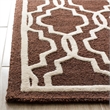 Safavieh Cambridge 5' X 8' Hand Tufted Wool Rug in Black and Ivory
