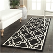 Safavieh Cambridge 8' X 10' Hand Tufted Wool Rug in Black and Ivory