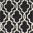 Safavieh Cambridge 8' X 10' Hand Tufted Wool Rug in Black and Ivory