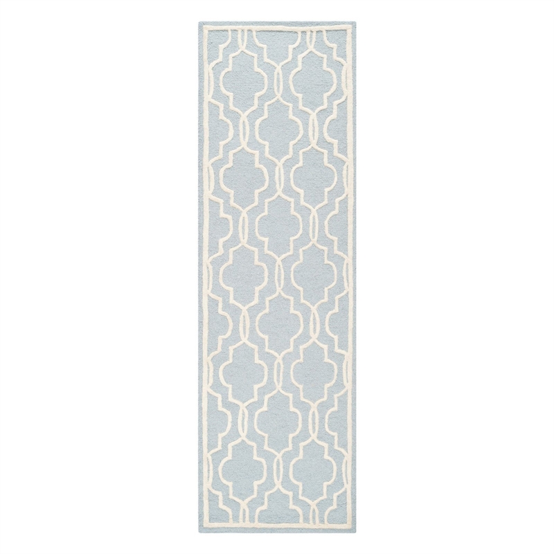 Safavieh Cambridge 9' X 12' Hand Tufted Wool Rug in Black and Ivory