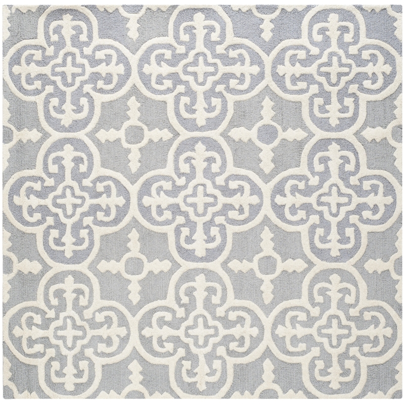 Safavieh Cambridge 6' Square Hand Tufted Wool Rug
