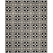 Safavieh Cambridge 8' X 10' Hand Tufted Wool Rug in Black and Ivory