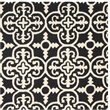 Safavieh Cambridge 8' X 10' Hand Tufted Wool Rug in Black and Ivory