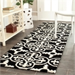 Safavieh Cambridge 9' X 12' Hand Tufted Wool Rug in Black and Ivory