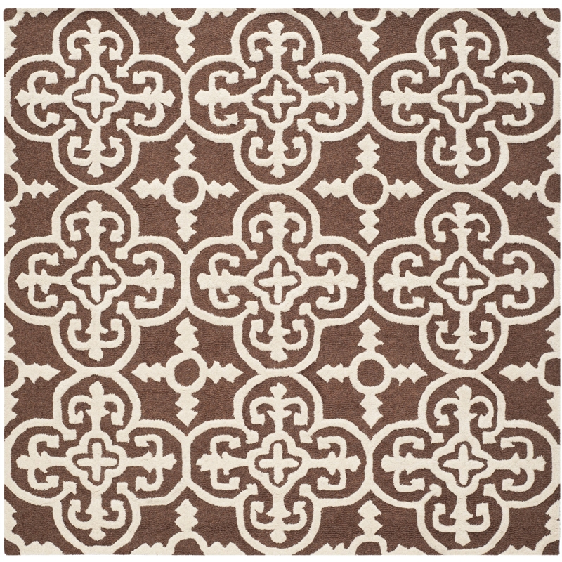 Safavieh Cambridge 6' Square Hand Tufted Wool Rug