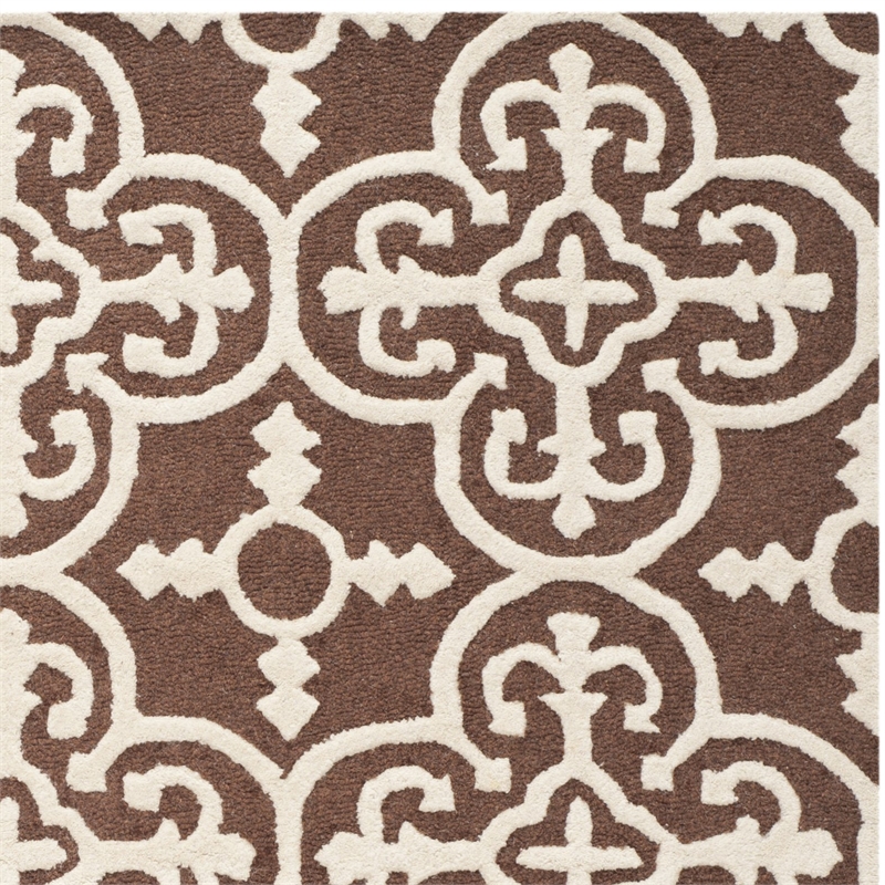 Safavieh Cambridge 6' Square Hand Tufted Wool Rug