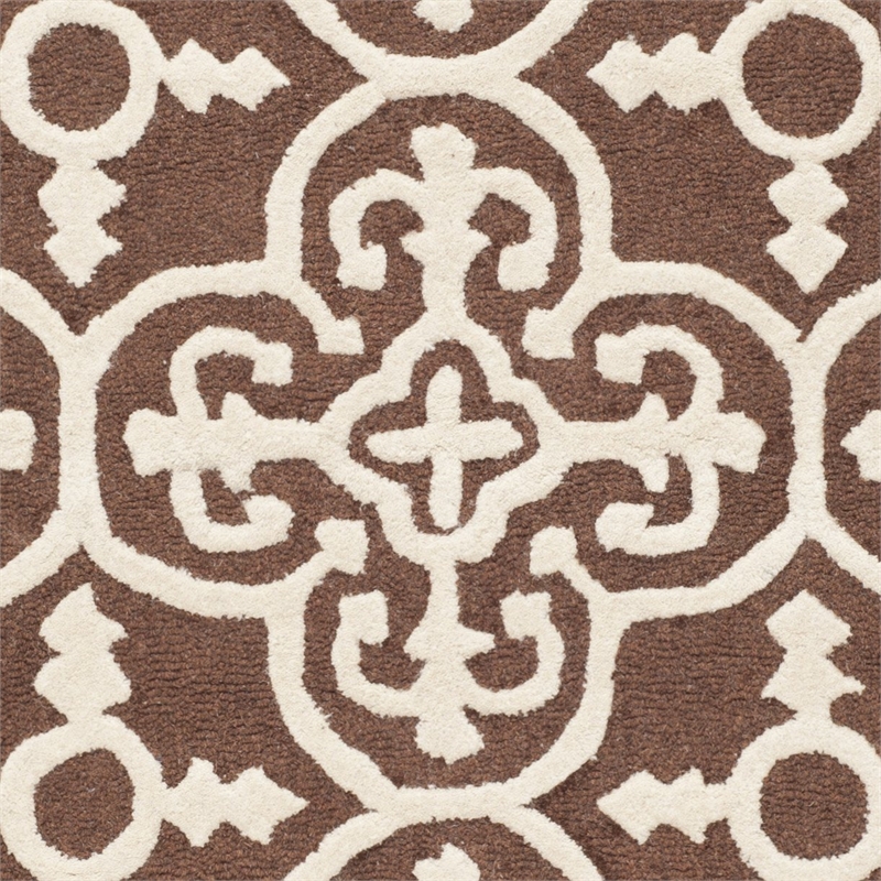 Safavieh Cambridge 6' Square Hand Tufted Wool Rug