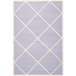 Safavieh Cambridge 4' X 6' Hand Tufted Wool Rug in Lavander and Ivory