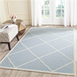 Safavieh Cambridge 6' X 9' Hand Tufted Wool Rug in Lavander and Ivory