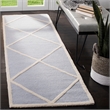 Safavieh Cambridge 6' X 9' Hand Tufted Wool Rug in Lavander and Ivory