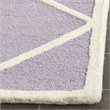 Safavieh Cambridge 8' X 10' Hand Tufted Wool Rug in Lavander and Ivory