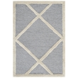 Safavieh Cambridge 2' X 3' Hand Tufted Wool Rug in Silver and Ivory