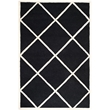 Safavieh Cambridge 6' X 9' Hand Tufted Wool Rug in Black and Ivory