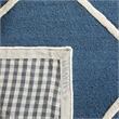 Safavieh Cambridge 4' X 6' Hand Tufted Wool Rug in Navy and Ivory