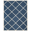 Safavieh Cambridge 6' X 9' Hand Tufted Wool Rug in Navy and Ivory