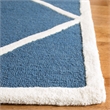 Safavieh Cambridge 8' X 10' Hand Tufted Wool Rug in Navy and Ivory