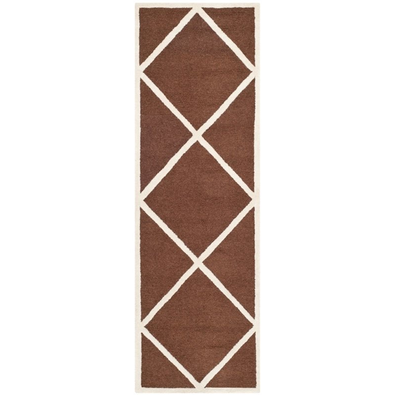 Safavieh Cambridge 6' Round Hand Tufted Wool Rug