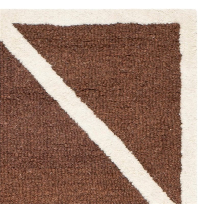 Safavieh Cambridge 6' Round Hand Tufted Wool Rug