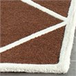 Safavieh Cambridge 6' Round Hand Tufted Wool Rug