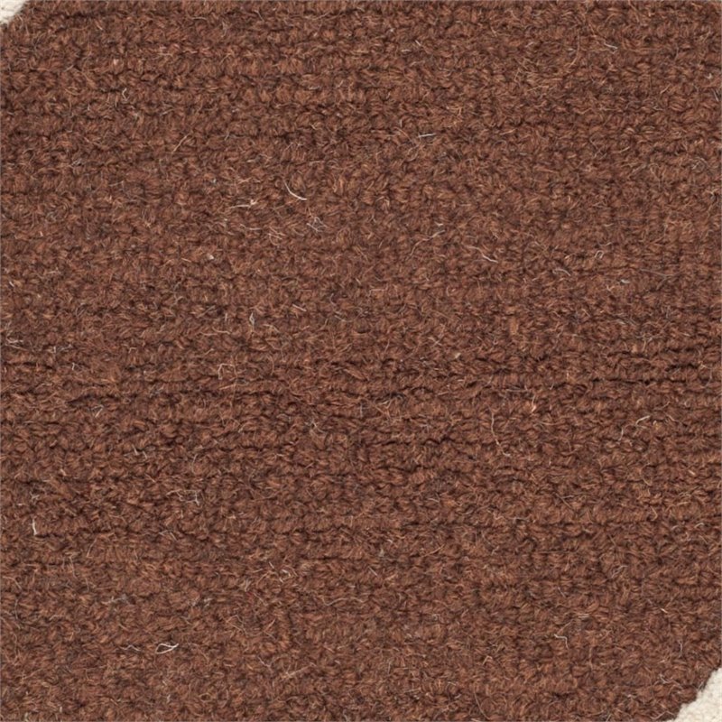 Safavieh Cambridge 6' Round Hand Tufted Wool Rug