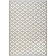 Safavieh Cambridge 4' X 6' Hand Tufted Wool Rug in Silver and Ivory
