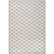 Safavieh Cambridge 6' X 9' Hand Tufted Wool Rug in Silver and Ivory
