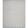 Safavieh Cambridge 8' X 10' Hand Tufted Wool Rug in Silver and Ivory